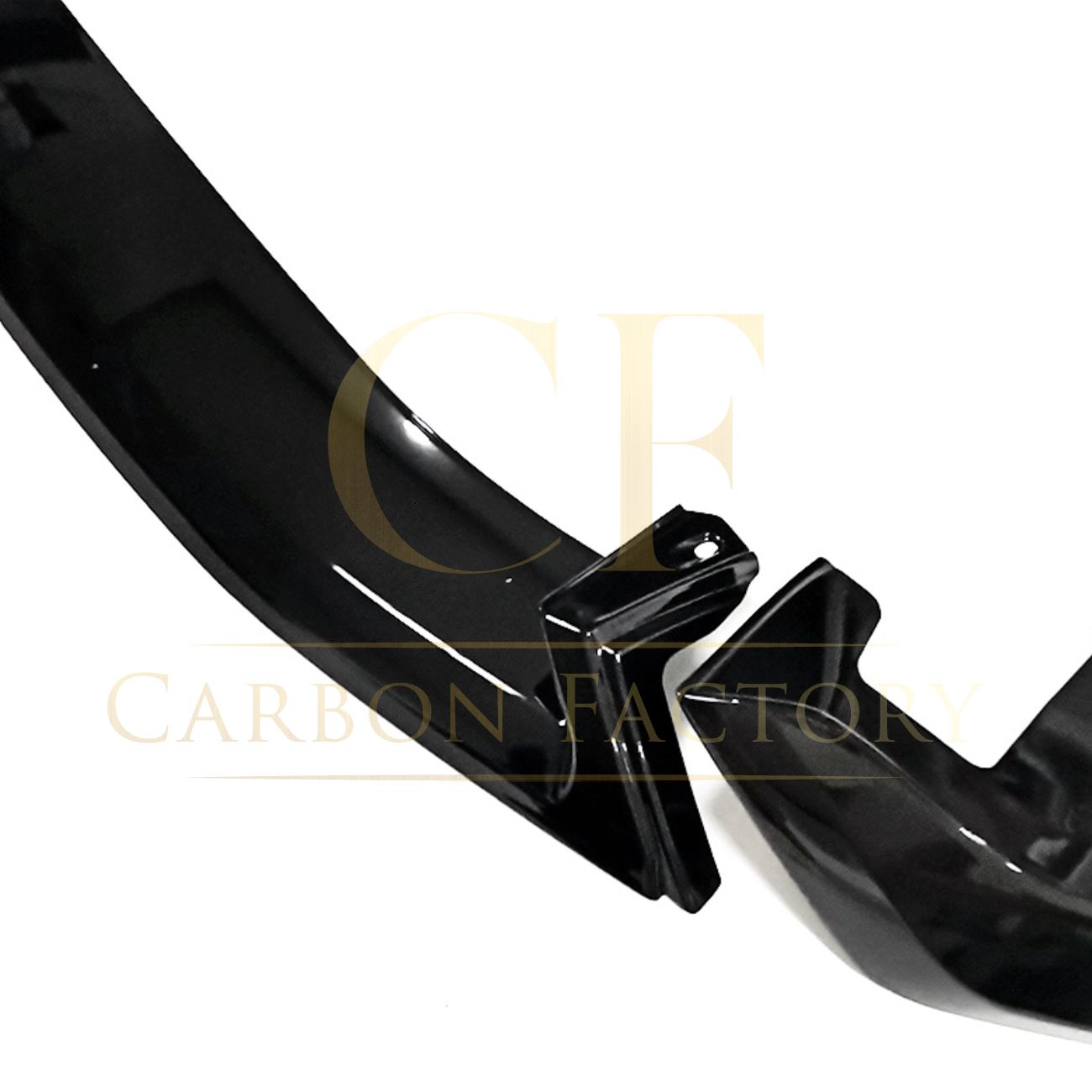 MP Style Gloss Black Front Splitter 4 Pieces for BMW G60 5 Series 24-Present-Carbon Factory