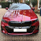 MP Style Gloss Black Front Splitter 4 Pieces for BMW G60 5 Series 24-Present-Carbon Factory