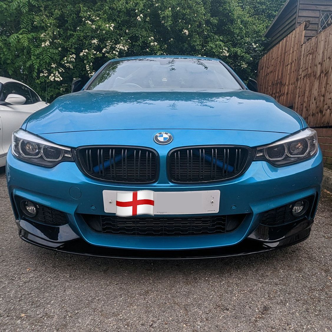 MP Style Gloss Black Front Splitter Bottom Piece for BMW F32 F33 F36 4 Series 14-20-Carbon Factory