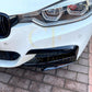 MP Style Gloss Black Front Splitter Upper Pieces for BMW F30 F31 3 Series 12-19-Carbon Factory