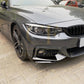MP Style Gloss Black Front Splitter Upper Pieces for BMW F32 F33 F36 4 Series 14-20-Carbon Factory