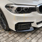 MP Style Gloss Black Front Splitter Upper Pieces for BMW G30 G31 5 Series Pre-LCI 17-20-Carbon Factory