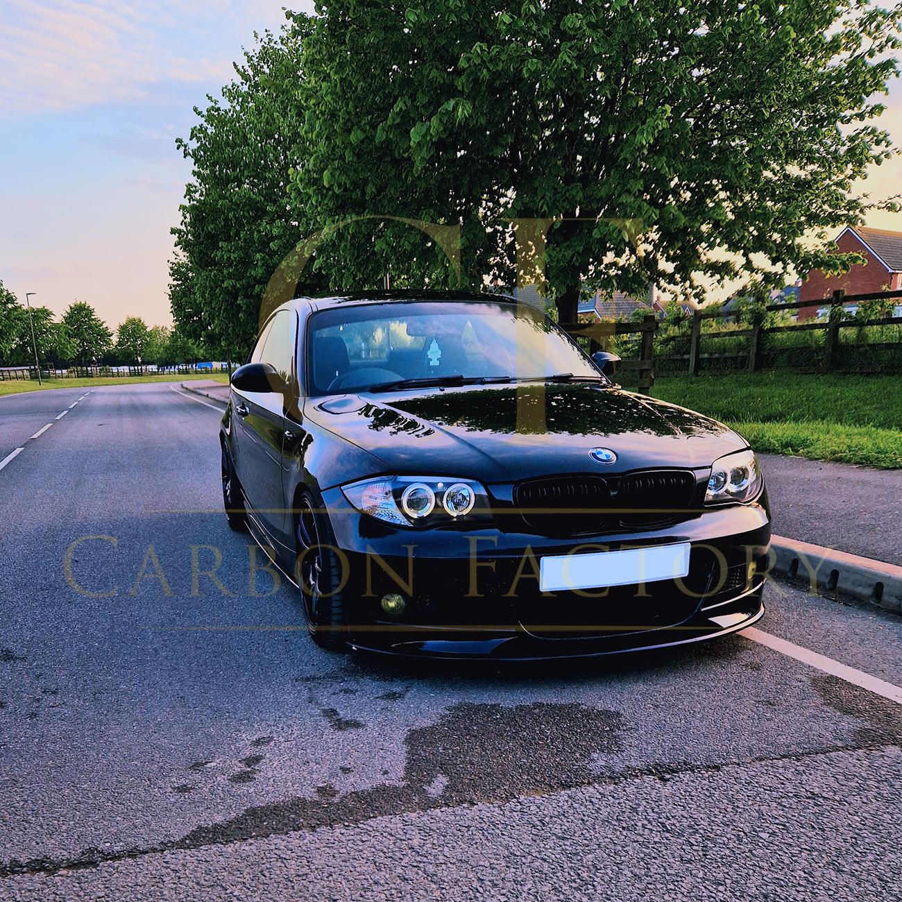 MP Style Gloss Black Front Splitter for BMW 1 Series E82 2007-2013-Carbon Factory