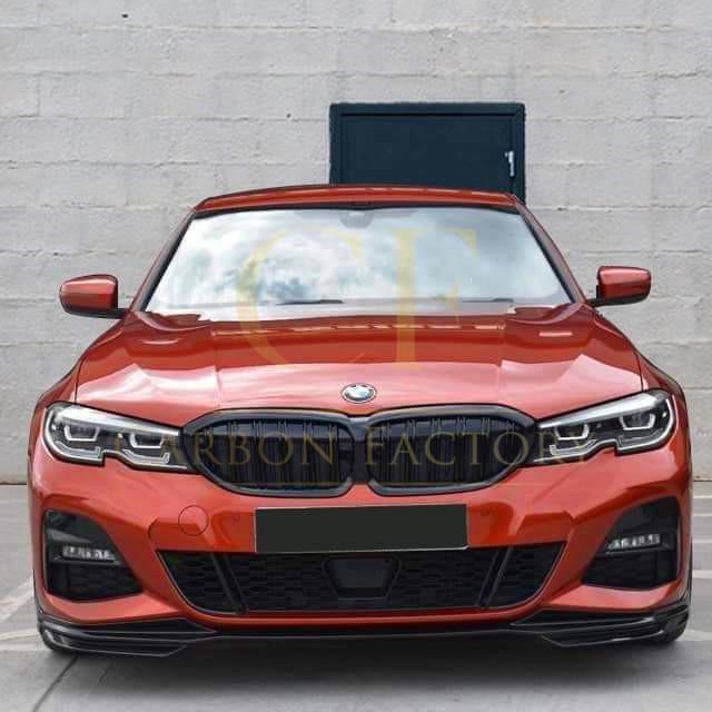 MP Style Gloss Black Front Splitter for BMW 3 Series G20 G21 Pre-LCI 19-21-Carbon Factory