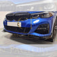 MP Style Gloss Black Front Splitter for BMW 3 Series G20 G21 Pre-LCI 19-21-Carbon Factory