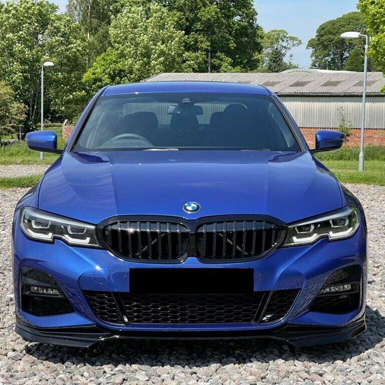 MP Style Gloss Black Front Splitter for BMW 3 Series G20 G21 Pre-LCI 19-21-Carbon Factory