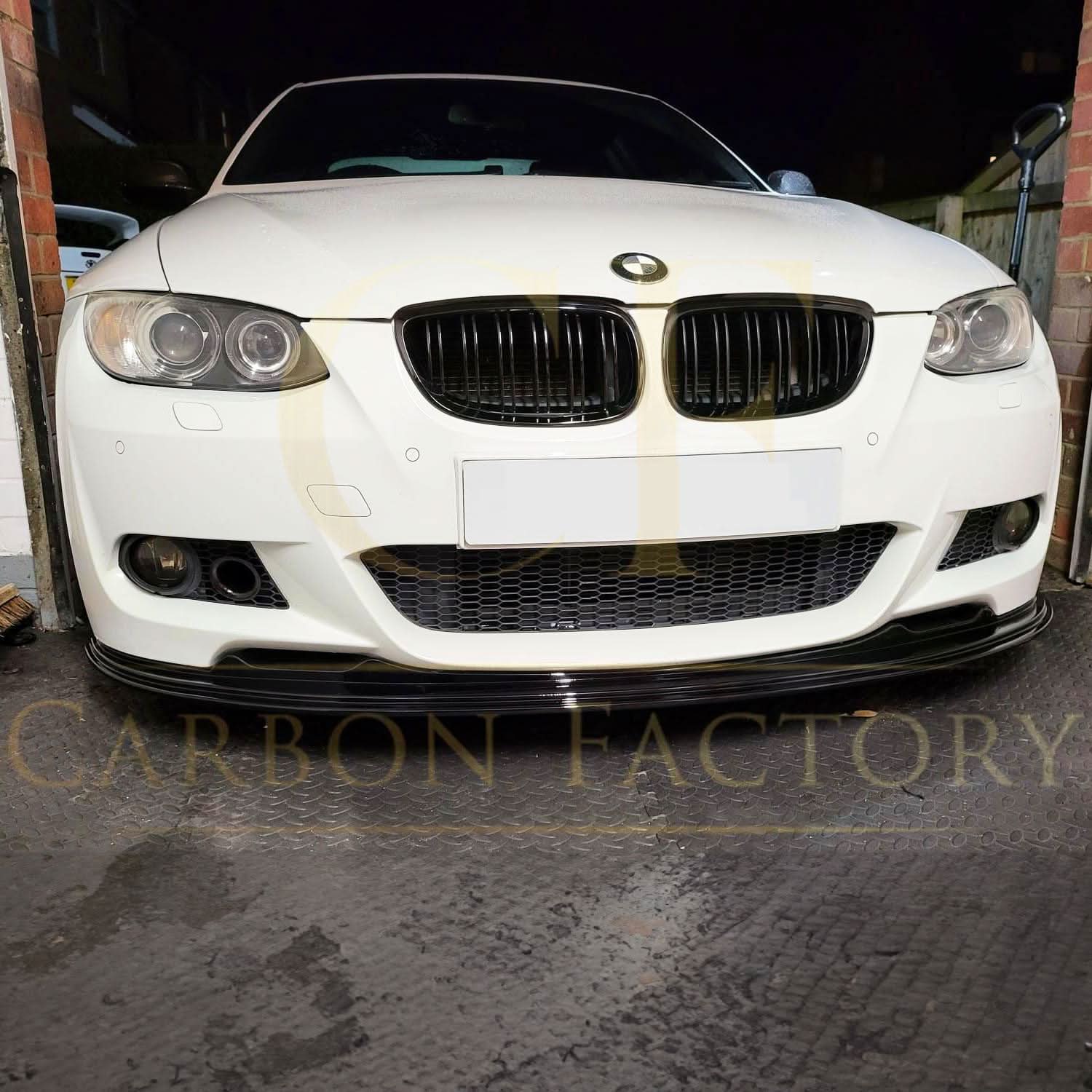MP Style Gloss Black Front Splitter for BMW E92 E93 3 Series 06-09 - Carbon Factory