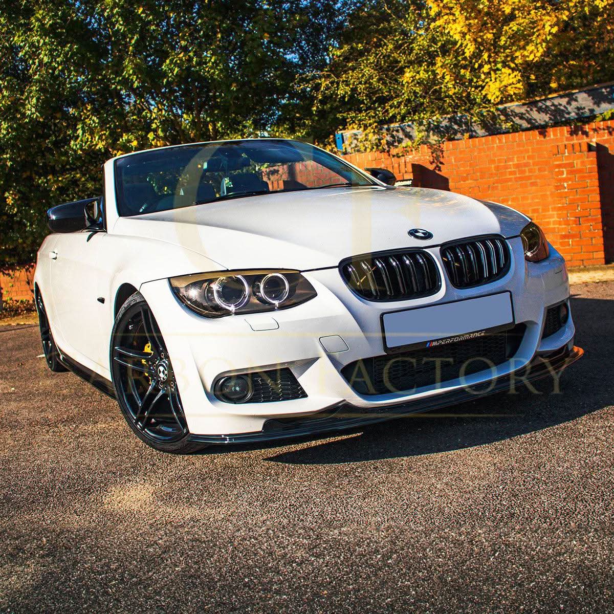 MP Style Gloss Black Front Splitter for BMW E92 E93 3 Series 10-13 - Carbon Factory
