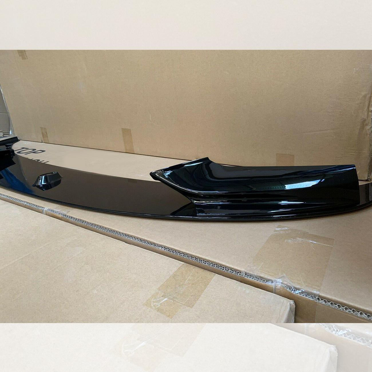 MP Style Gloss Black Front Splitter for BMW F10 F11 5 Series 10-17 - Carbon Factory