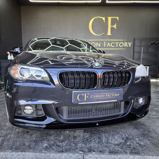 MP Style Gloss Black Front Splitter for BMW F10 F11 5 Series 10-17 - Carbon Factory