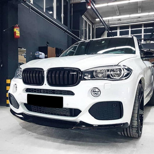 MP Style Gloss Black Front Splitter for BMW F15 X5 14-18-Carbon Factory