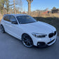 MP Style Gloss Black Front Splitter for BMW F20 F21 1 Series LCI 15-19 - Carbon Factory