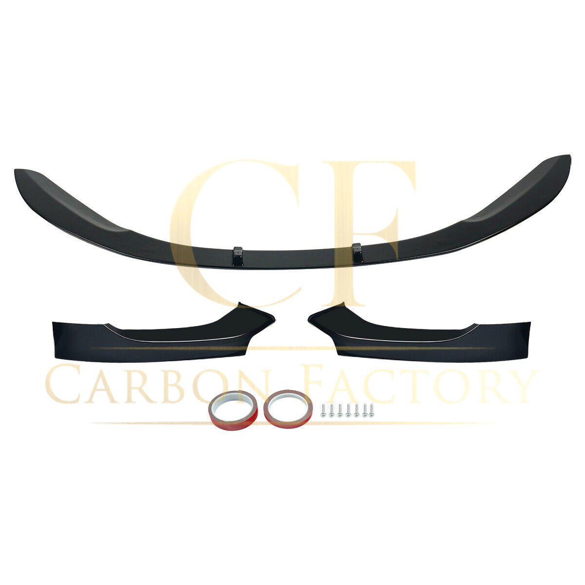 MP Style Gloss Black Front Splitter for BMW F20 F21 1 Series LCI 15-19 - Carbon Factory
