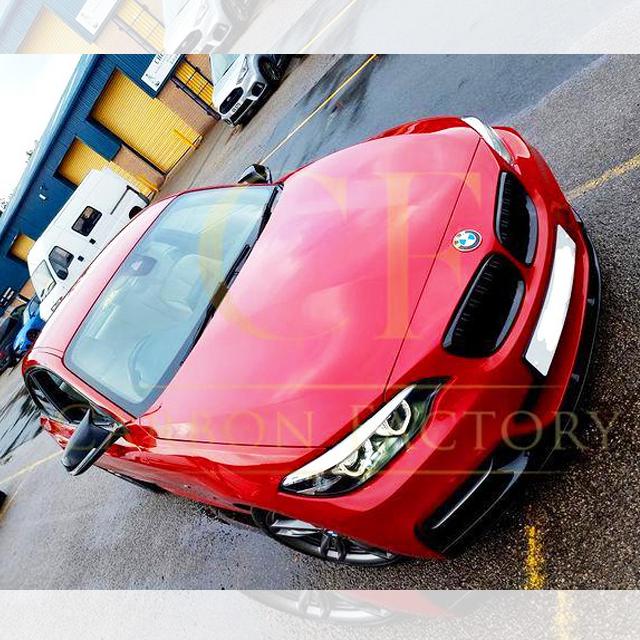 MP Style Gloss Black Front Splitter for BMW F22 2 Series M Sport 14-Present-Carbon Factory