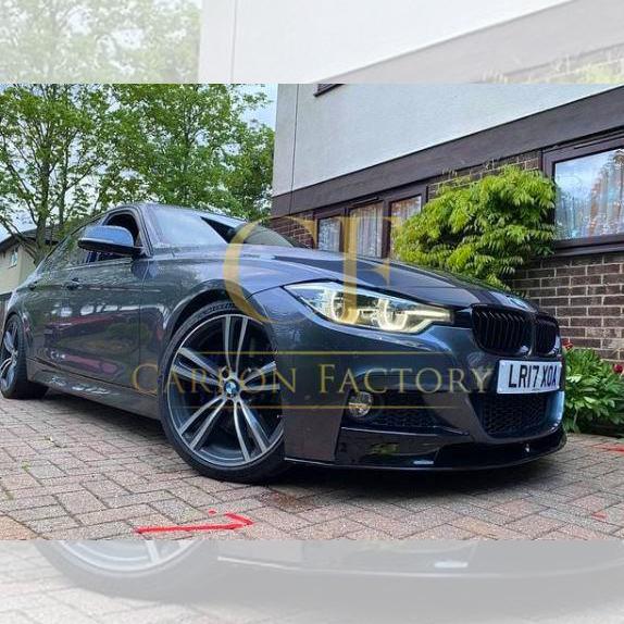 MP Style Gloss Black Front Splitter for BMW F30 F31 3 Series M Sport 12-19-Carbon Factory