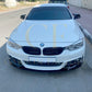 MP Style Gloss Black Front Splitter for BMW F32 F33 F36 4 Series 14-20-Carbon Factory
