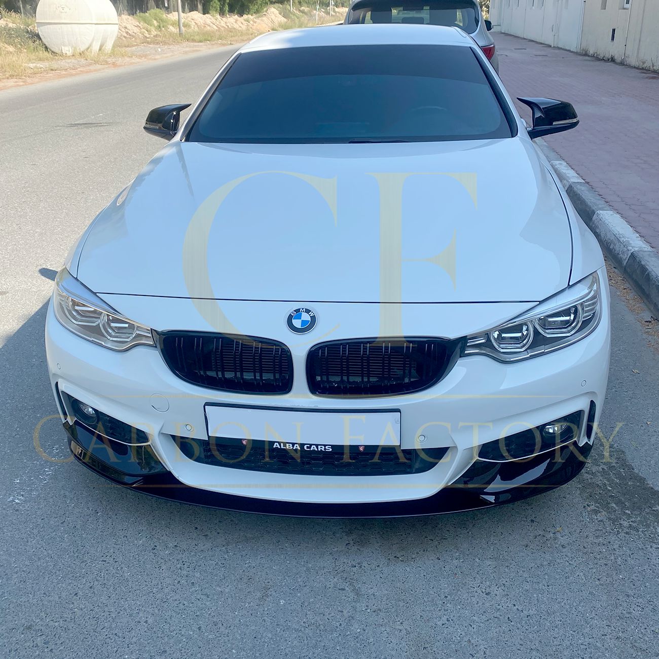 MP Style Gloss Black Front Splitter for BMW F32 F33 F36 4 Series 14-20-Carbon Factory