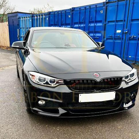 MP Style Gloss Black Front Splitter for BMW F32 F33 F36 4 Series 14-20-Carbon Factory