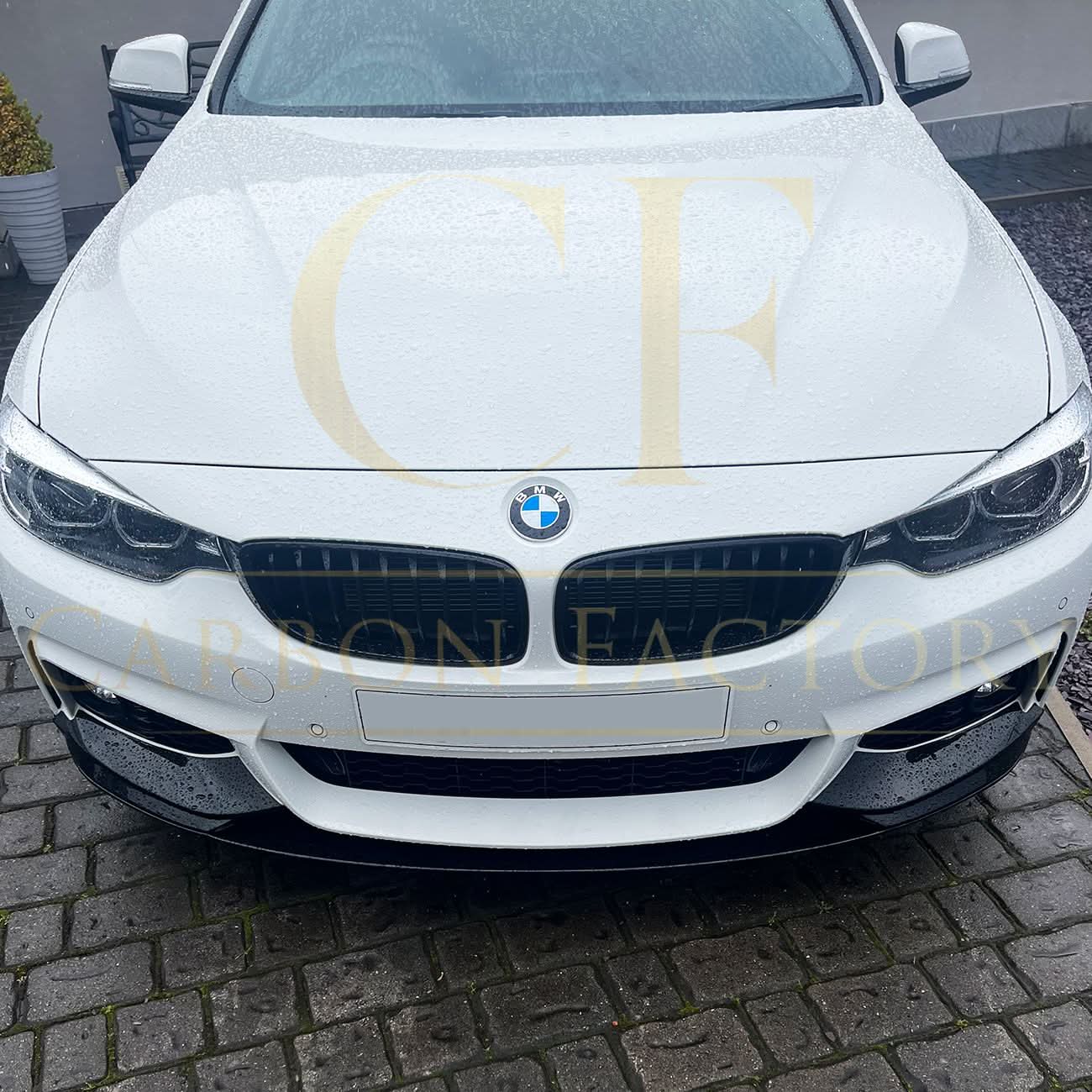 MP Style Gloss Black Front Splitter for BMW F32 F33 F36 4 Series 14-20 - Carbon Factory