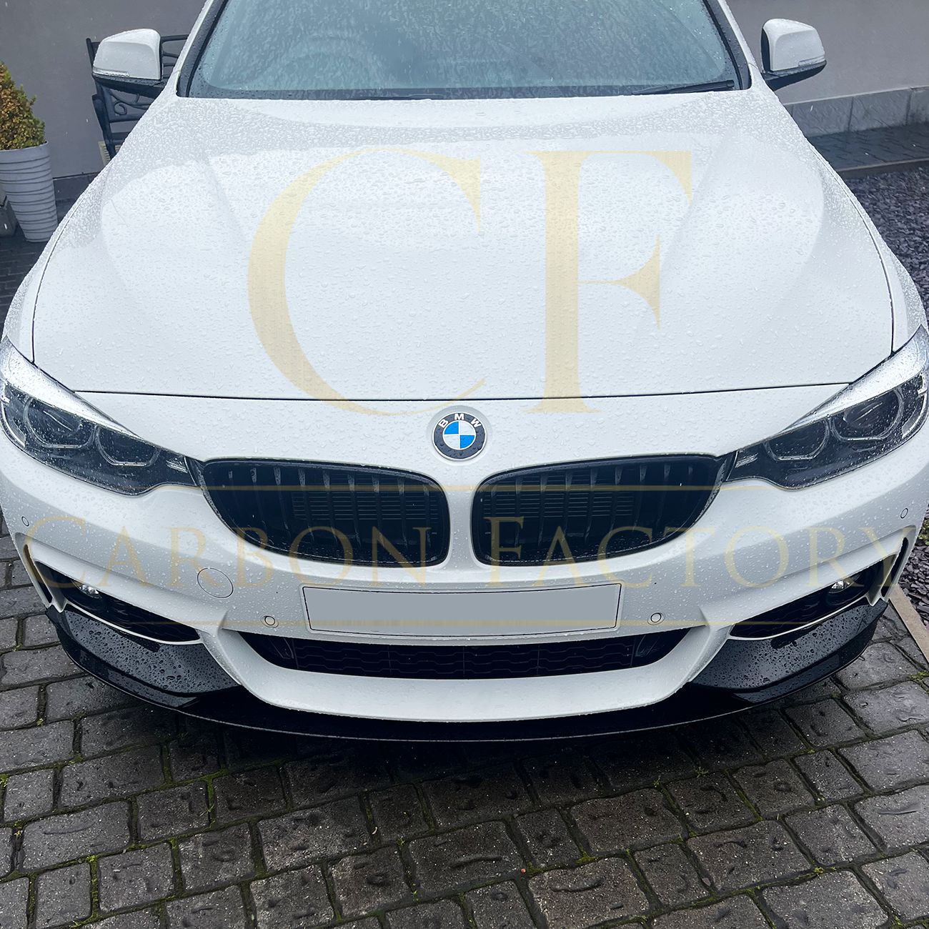 MP Style Gloss Black Front Splitter for BMW F32 F33 F36 4 Series 14-20-Carbon Factory