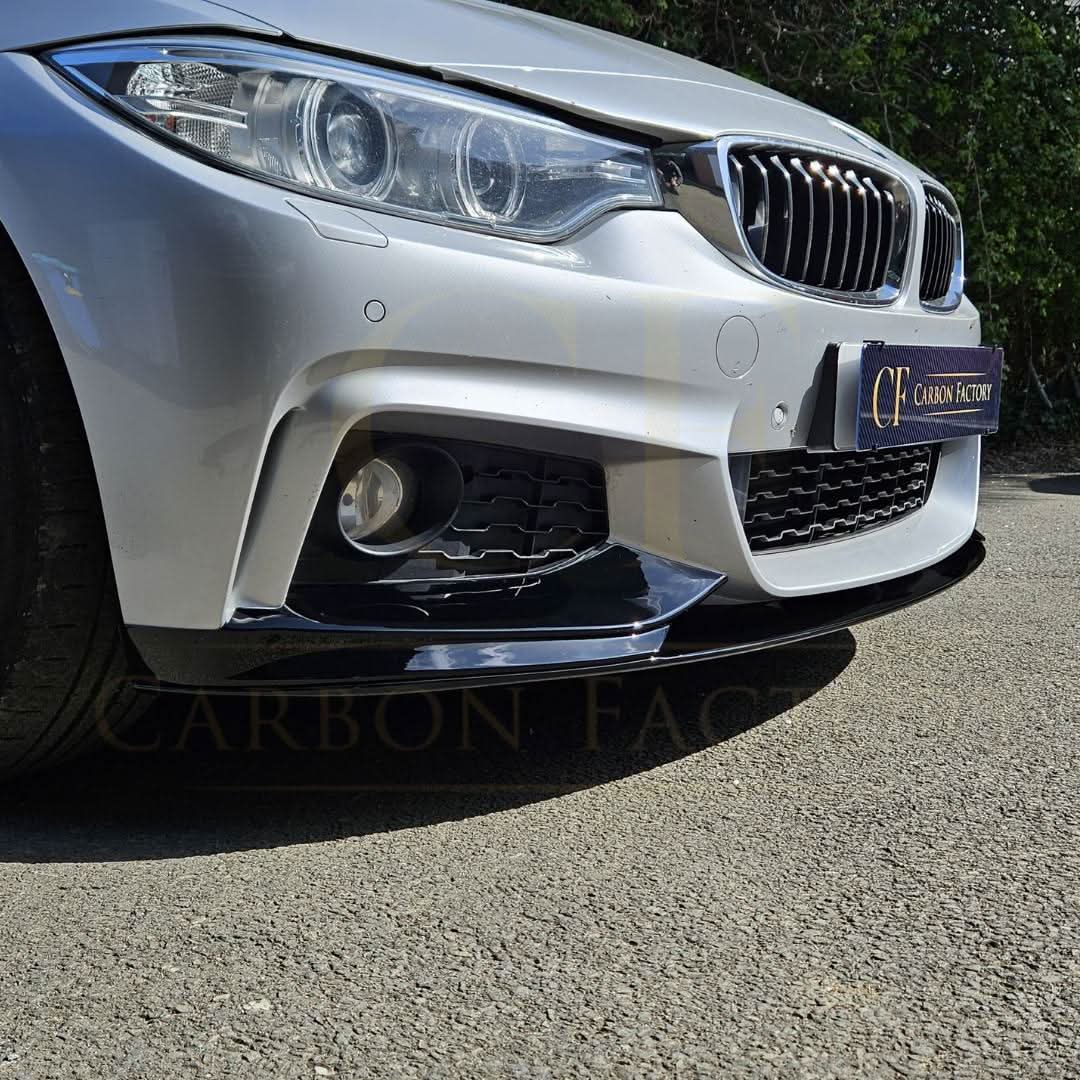 MP Style Gloss Black Front Splitter for BMW F32 F33 F36 4 Series 14-20 - Carbon Factory