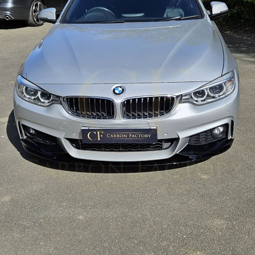 MP Style Gloss Black Front Splitter for BMW F32 F33 F36 4 Series 14-20 - Carbon Factory