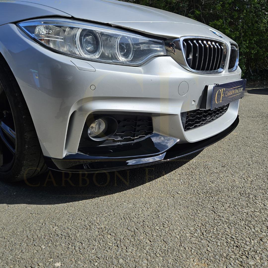 MP Style Gloss Black Front Splitter for BMW F32 F33 F36 4 Series 14-20-Carbon Factory