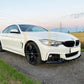 MP Style Gloss Black Front Splitter for BMW F32 F33 F36 4 Series 14-20-Carbon Factory