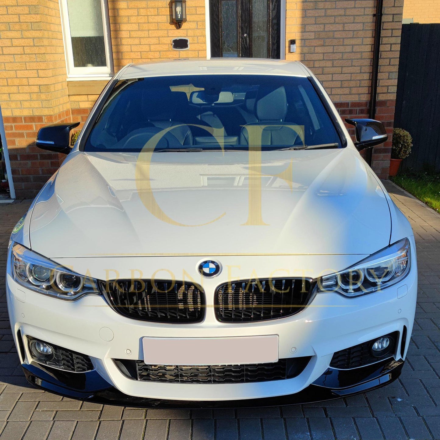 MP Style Gloss Black Front Splitter for BMW F32 F33 F36 4 Series 14-20-Carbon Factory