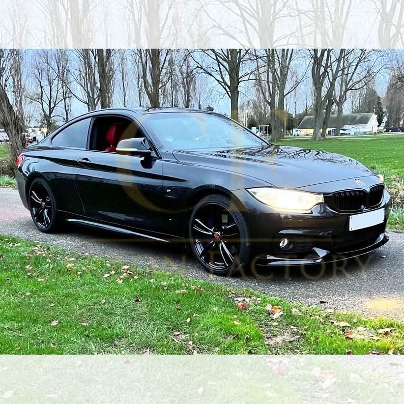 MP Style Gloss Black Front Splitter for BMW F32 F33 F36 4 Series 14-20 - Carbon Factory