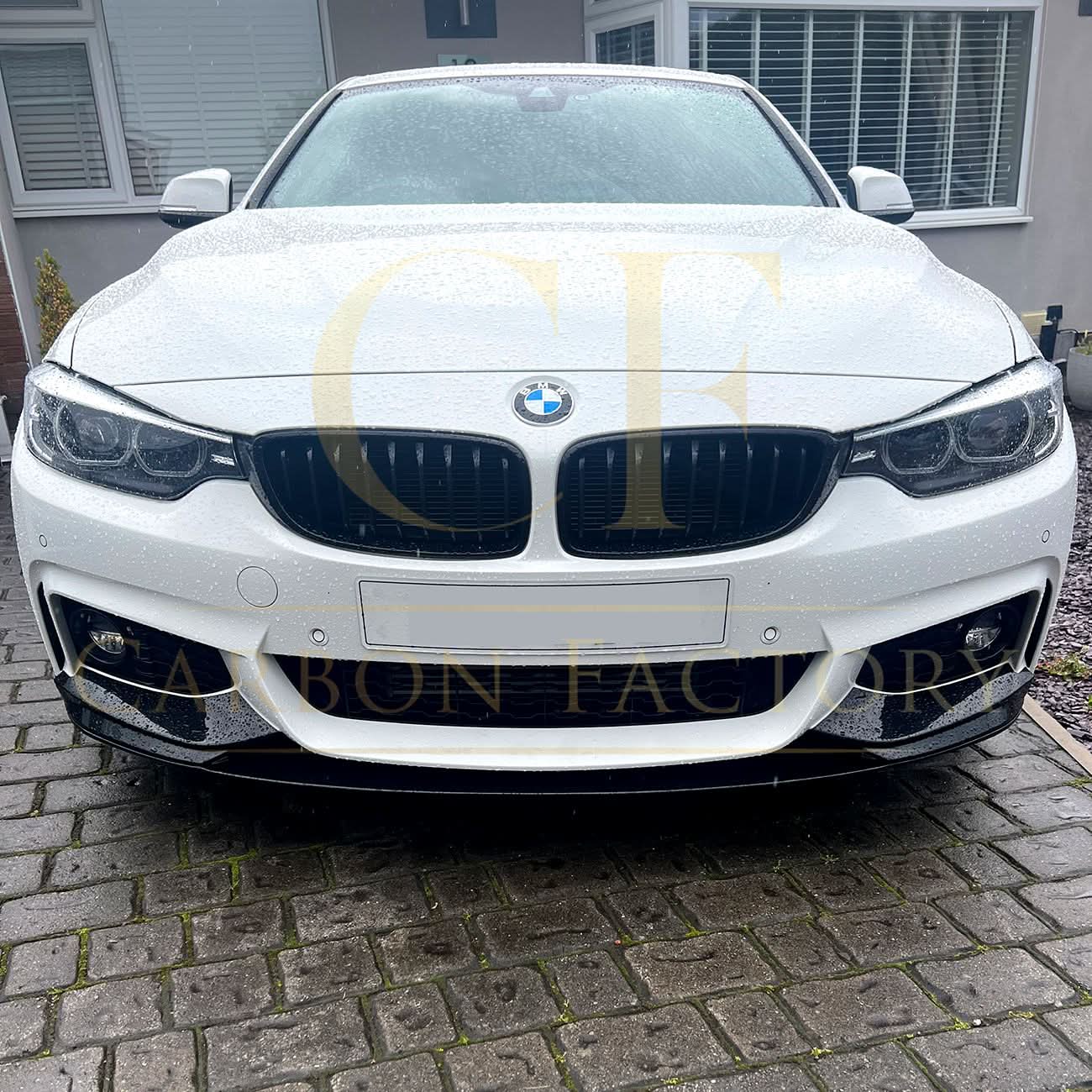 MP Style Gloss Black Front Splitter for BMW F32 F33 F36 4 Series 14-20 - Carbon Factory