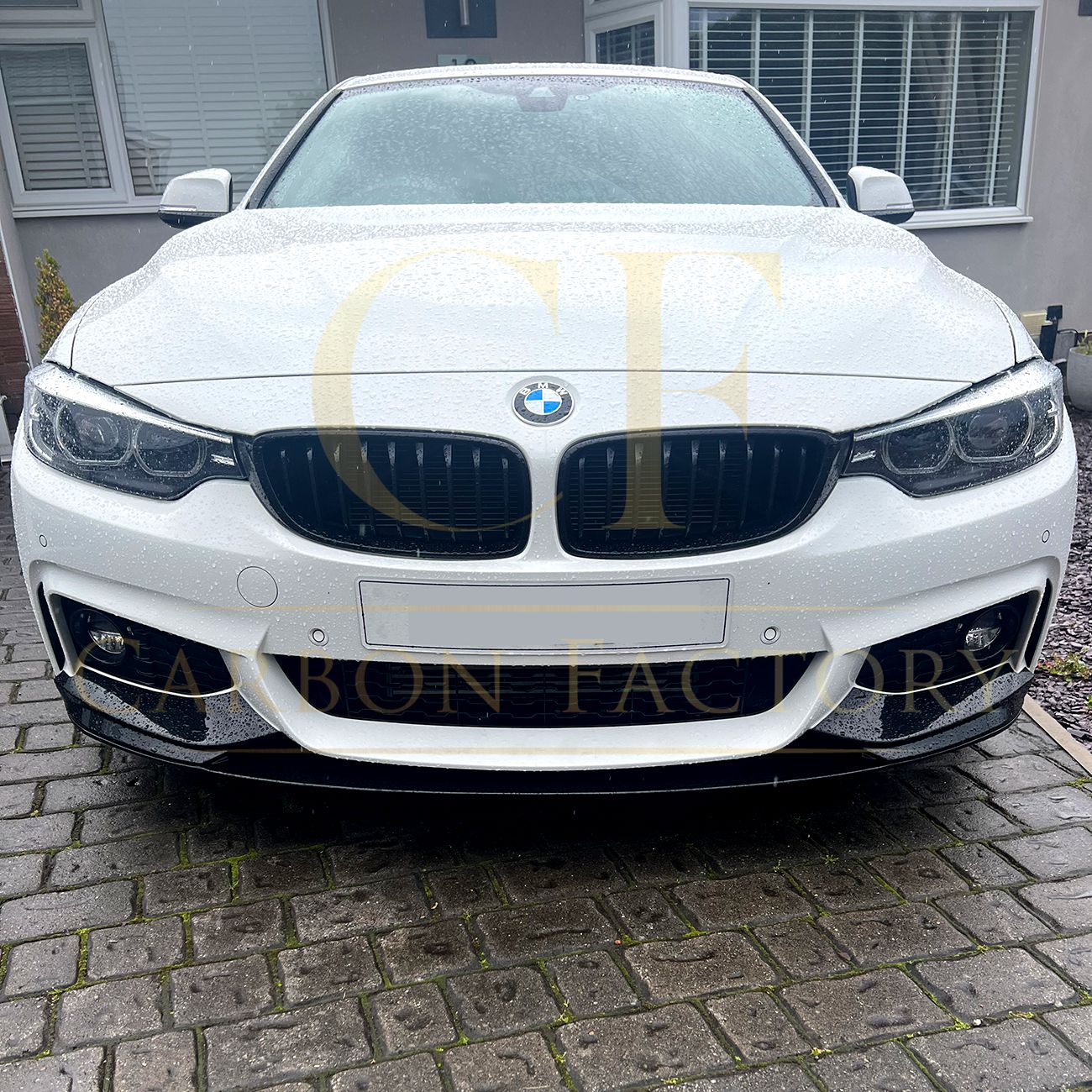 MP Style Gloss Black Front Splitter for BMW F32 F33 F36 4 Series 14-20-Carbon Factory