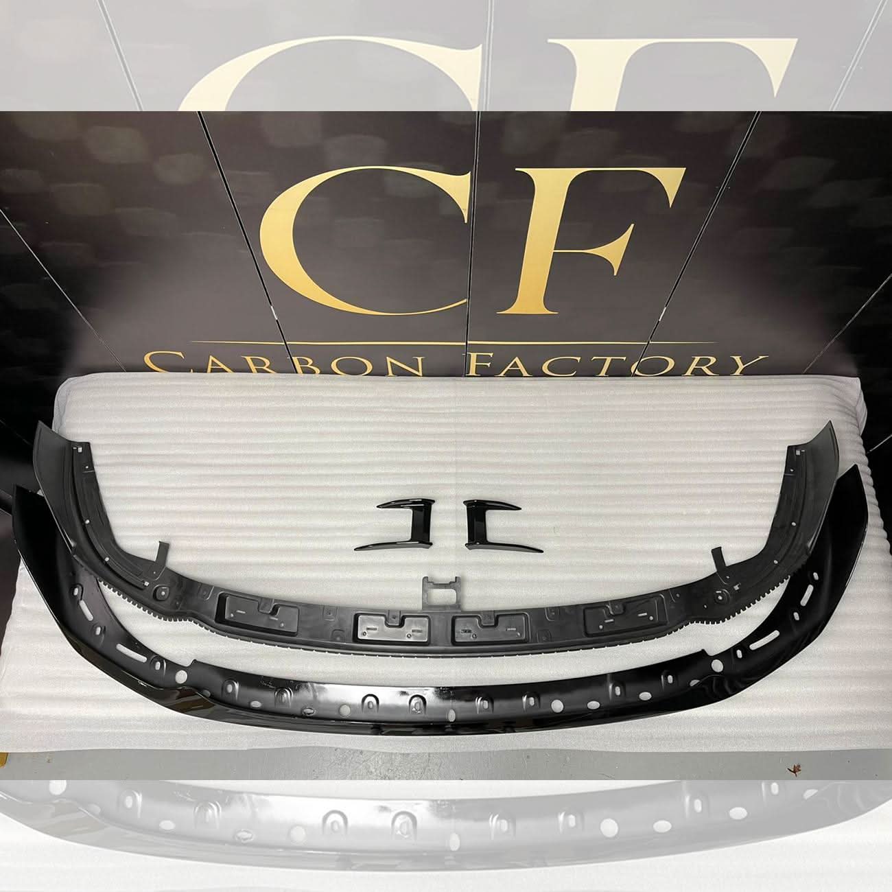 MP Style Gloss Black Front Splitter for BMW F40 1 Series 19-24 - Carbon Factory