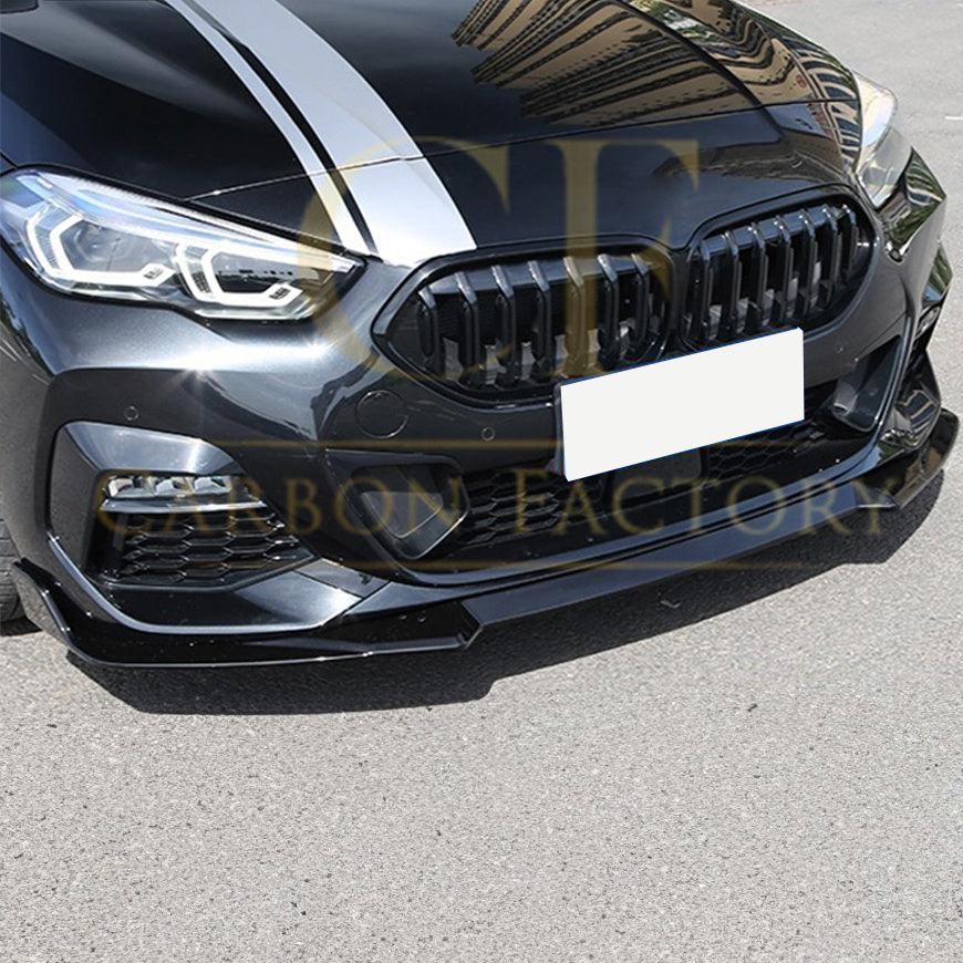 MP Style Gloss Black Front Splitter for BMW F44 2 Series 4 Door 20-Present-Carbon Factory