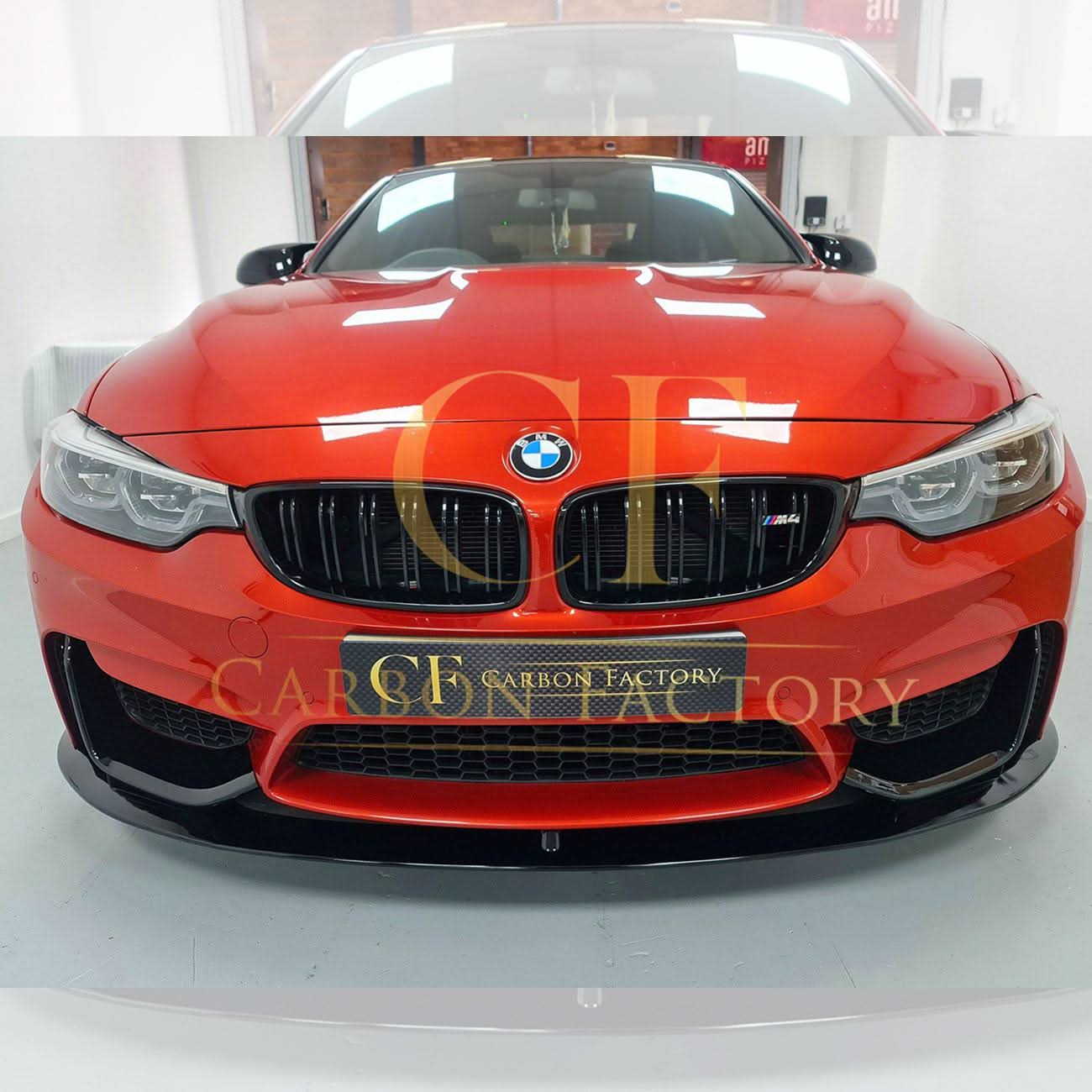 MP Style Gloss Black Front Splitter for BMW F80 M3 F82 F83 M4 14-20 - Carbon Factory