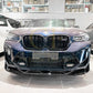 MP Style Gloss Black Front Splitter for BMW F97 X3M F98 X4M LCI 22-24-Carbon Factory