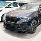MP Style Gloss Black Front Splitter for BMW F97 X3M F98 X4M LCI 22-24-Carbon Factory