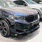 MP Style Gloss Black Front Splitter for BMW F97 X3M F98 X4M LCI 22-24-Carbon Factory