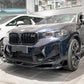 MP Style Gloss Black Front Splitter for BMW F97 X3M F98 X4M LCI 22-24-Carbon Factory