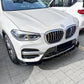 MP Style Gloss Black Front Splitter for BMW G01 X3 Pre-LCI Non M Sport 18-21-Carbon Factory
