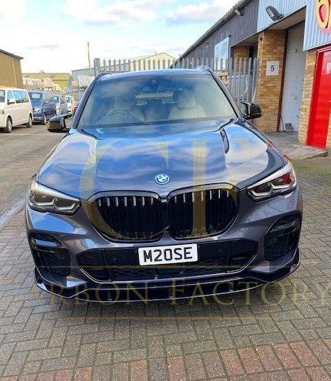 MP Style Gloss Black Front Splitter for BMW G05 X5 19-22-Carbon Factory