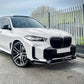 MP Style Gloss Black Front Splitter for BMW G05 X5 LCI 23-Present-Carbon Factory