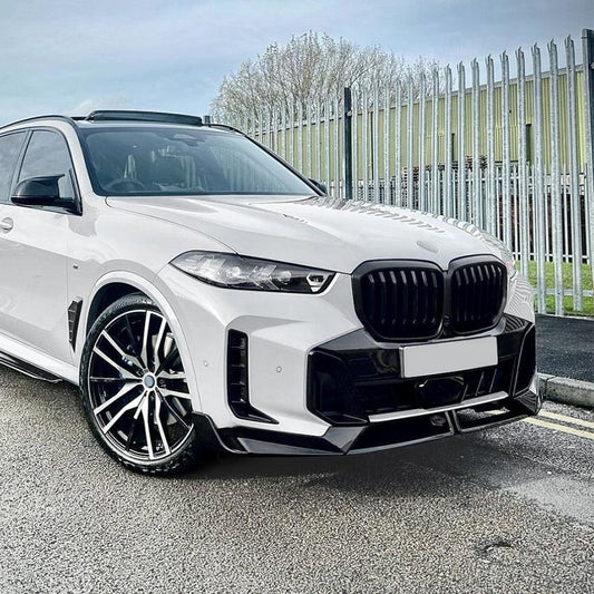 MP Style Gloss Black Front Splitter for BMW G05 X5 LCI 23-Present-Carbon Factory