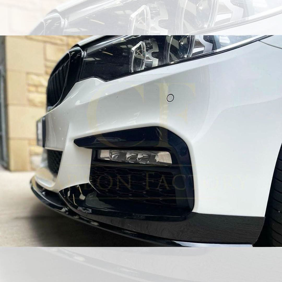 MP Style Gloss Black Front Splitter for BMW G30 G31 5 Series Pre-LCI 17-20 - Carbon Factory