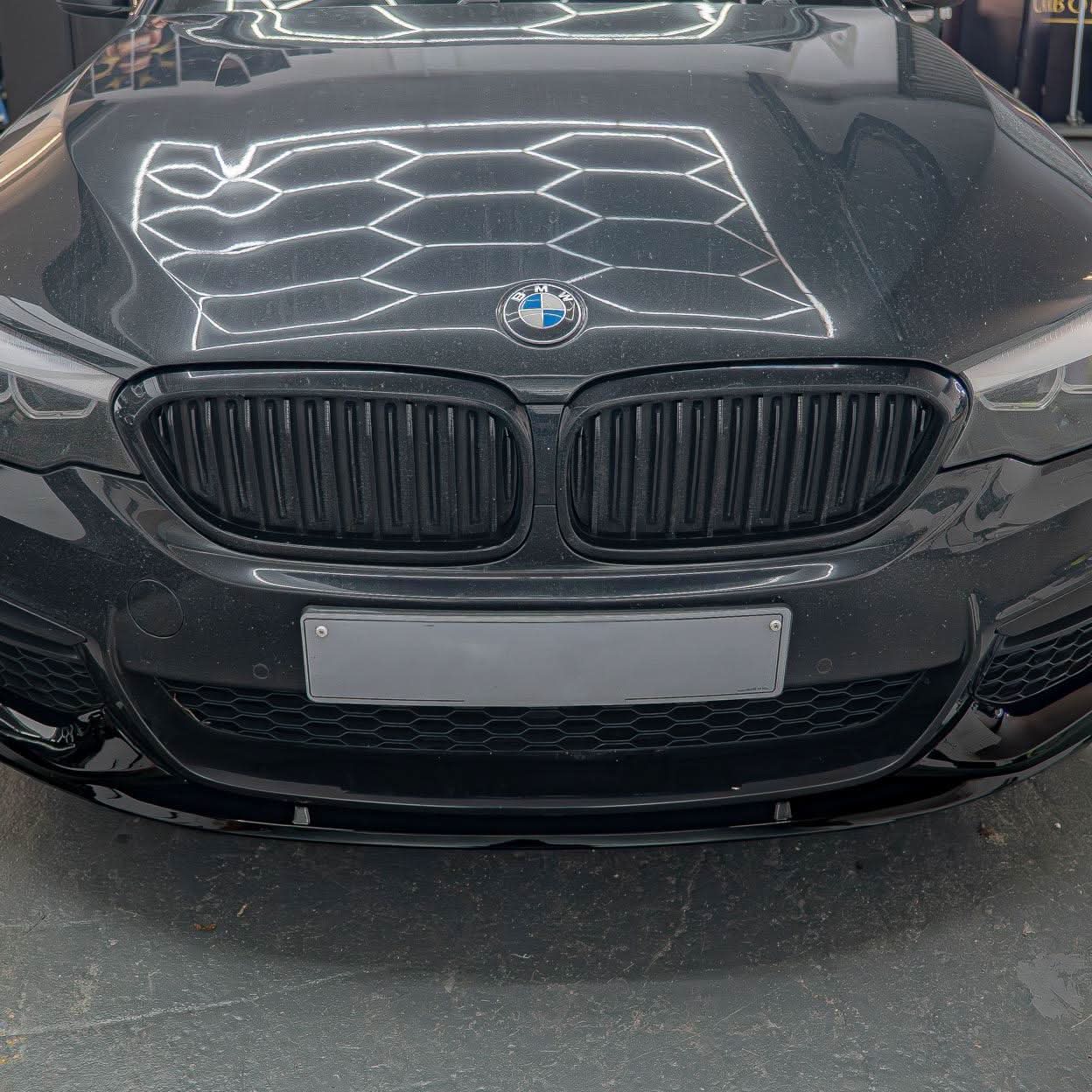 MP Style Gloss Black Front Splitter for BMW G30 G31 5 Series Pre-LCI 17-20 - Carbon Factory