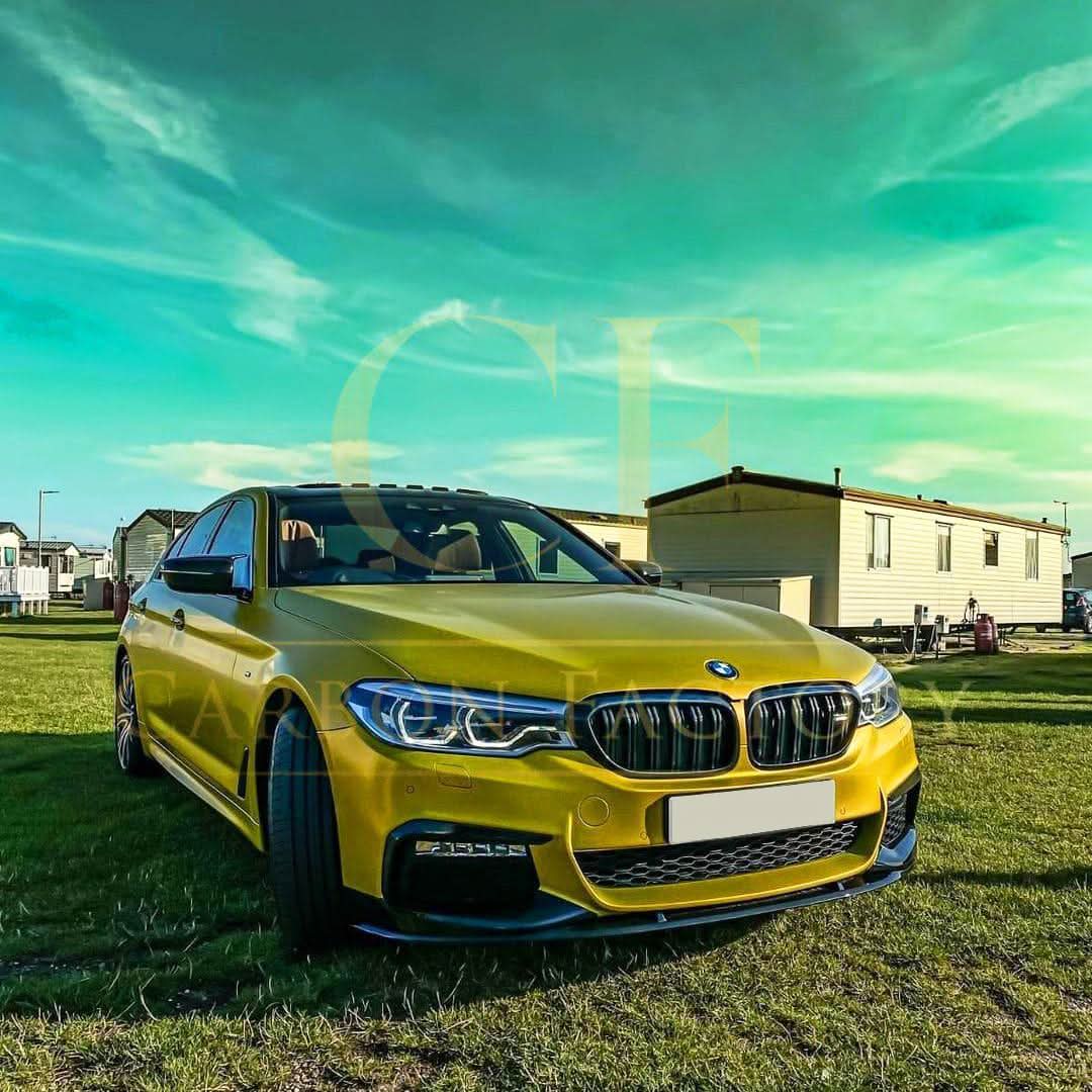 MP Style Gloss Black Front Splitter for BMW G30 G31 5 Series Pre-LCI 17-20 - Carbon Factory