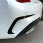 MP Style Gloss Black Rear Bumper Trims for BMW 3 Series G20 G21 Pre-LCI 19-22-Carbon Factory