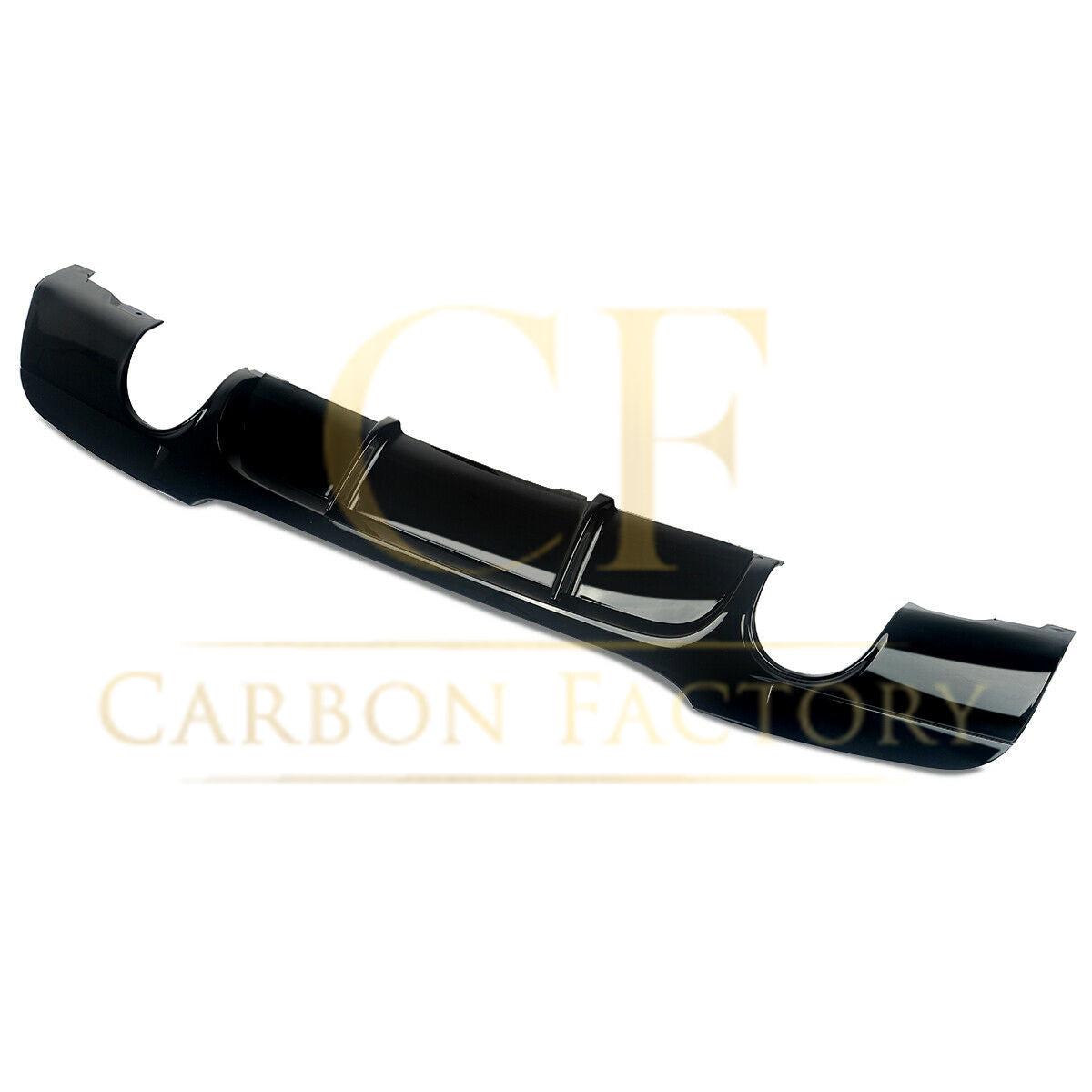 MP Style Gloss Black Rear Diffuser Dual Exhaust for BMW E90 E91 3 Series 05-13-Carbon Factory