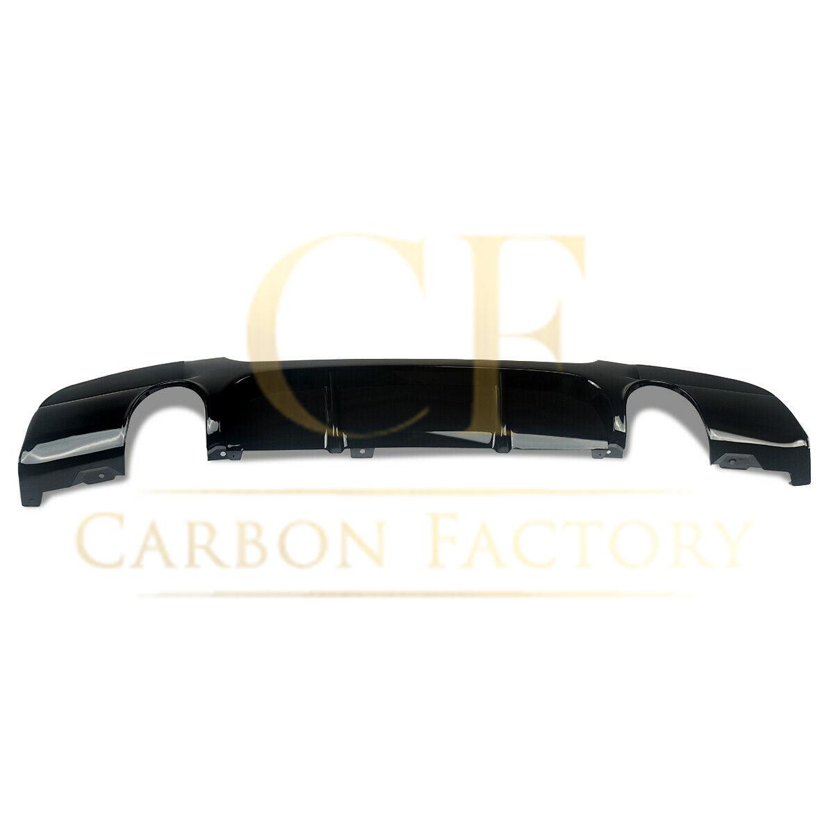 MP Style Gloss Black Rear Diffuser Dual Exhaust for BMW E90 E91 3 Series 05-13-Carbon Factory