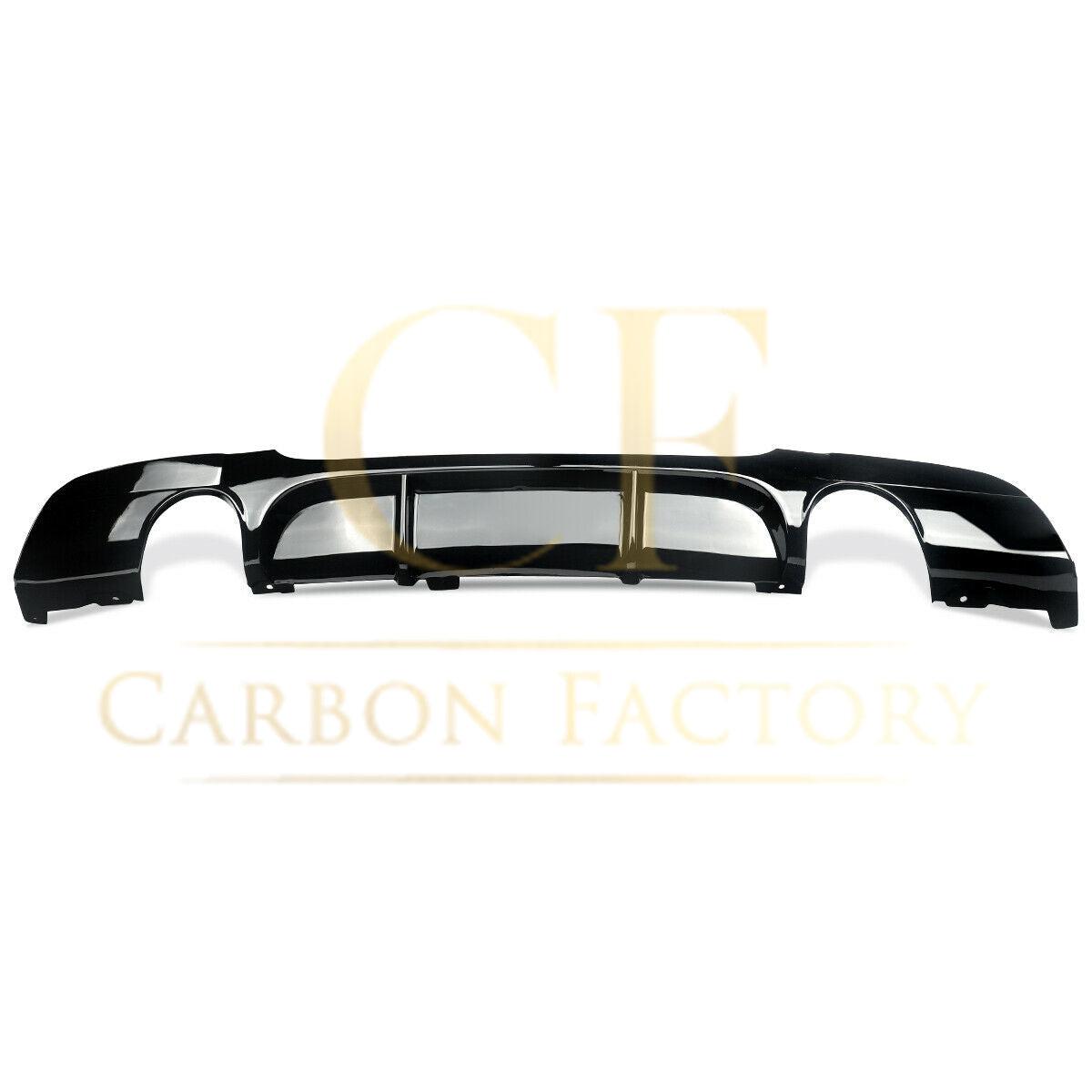 MP Style Gloss Black Rear Diffuser Dual Exhaust for BMW E90 E91 3 Series 05-13-Carbon Factory